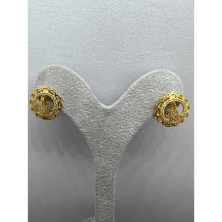 14 Ayar sarmal tuğra Altın J Küpe