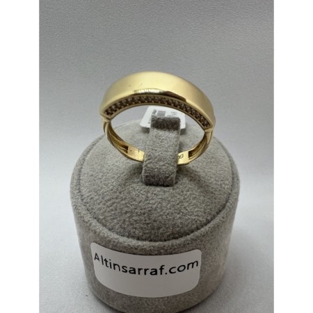 14 Ayar Aynalı Fantazi Altın Yüzük