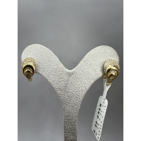 14 Ayar Fantazi Taşlı Altın Küpe