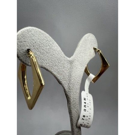 14 Ayar Altın Halka Küpe