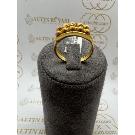 22 Ayar Tasarım Altın Yüzük #292