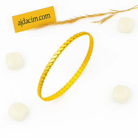 8 Ayar Sade Altın Set #325