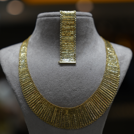 14 Ayar Zirkon Taşlı Altın Set #314