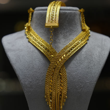 14 Ayar Burma Altın Set #302