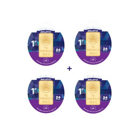 4 Gram 24 Ayar Ahlatçı Külçe Altın