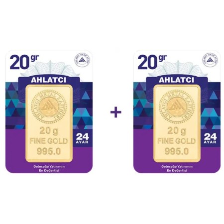 40 Gram 24 Ayar Ahlatçı Külçe Altın