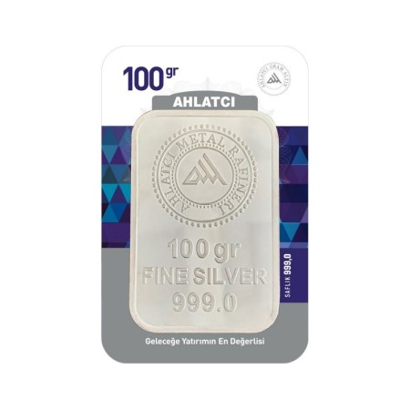 Ahlatçı 100 Gram Külçe Gümüş