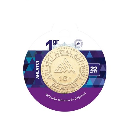 1 Gram 22 Ayar Külçe Altın Ahlatçı  