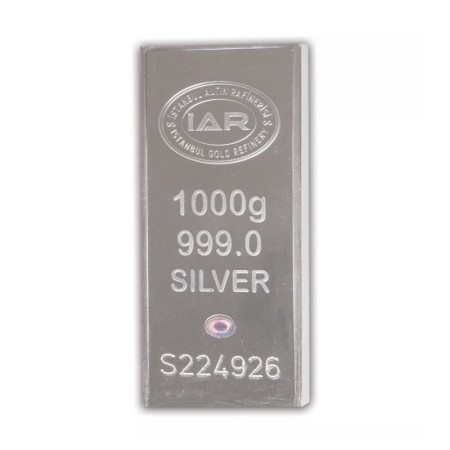 İAR 1000 kg Külçe Gümüş 