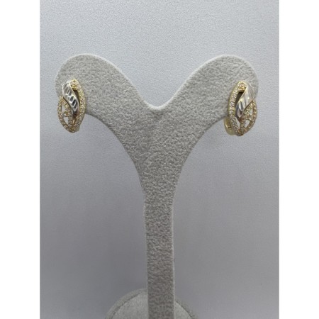 14 Ayar Taşlı Fantazi Altın Küpe