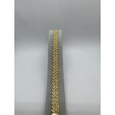 14 Ayar Örgü Altın Bileklik