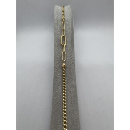 14 Ayar Dorikalı Gurmet Ataç Altın Bileklik